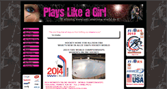 Desktop Screenshot of playslikeagirl.com